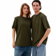 Футболка базова oversize Premium хакі розмір L - зображення 2
