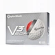 Трисекційний м'яч для гольфу Taylormade, високопродуктивний м'яч для гольфу на далекі дистанції V3 SOFT, модель м'яча для змагань 2024 року - изображение 5