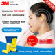 3M беруши,звукоизолирующие,защищающие от свиста и шума фейерверков,промышленное шумоподавление,уровень шумоподавления 32 дБ,беспроводные беруши пулевидной формы,200 штук - изображение 8