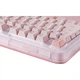 Клавиатура беспроводная Logitech ALTO KEYS K98S Amber Series AI Marble Bluetooth/Wireless/USB Pink - изображение 6