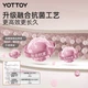 Антибактериальный коврик для йоги Yottoy, фитнес-коврик, профессиональный нескользящий, амортизирующий, звукоизолирующий коврик для танцев для женщин, цвет «молочный песок», толщина 6 мм. - изображение 5