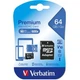 Карта памяти Verbatim 64GB microSDHC Class 10 (44084) - изображение 3