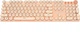 Клавіатура механічна бездротова EWEADN V20 Pink Switches Backlit Wireless/Bluetooth/USB Cream White - зображення 1