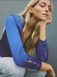 Боді з V-подібним вирізом на запах кольору електрик Zara розмір М - изображение 3