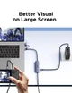 Устройство для видео захвата UGREEN CM725 USB-C 4K на USB-C/A 2K@30Hz (1080P 60FPS), быстрая сквозная зарядка PD 100W со сверхнизкой задержкой для игр Grey (65856) - изображение 8