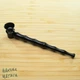 Трубка для курения Bamboo 13см длинная алюминиевая Black + Подарок — Набор сеток - изображение 4