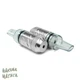 Трубка для курения Compact 6 см портативная Silver + Подарки Zip пакет и вечная сетка - изображение 6
