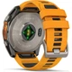 Смарт-годинник Garmin fenix 8 51mm, AMOLED, Saph, Ti/Bare/Grpht, SparkOrg/GrphtBd, (010-02905-11) - зображення 6