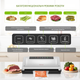 Вакуумний пакувальник Bonsenkitchen з 5 режимами роботи, різаком та рулонним пакетом для зберігання VS3000 - изображение 3
