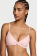 Комплект белья: бюстгальтер push-up и трусики-шортики Victoria's Secret 85C/L Розовый (150261) - изображение 6