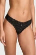 Трусики стринг Victoria's Secret 1(XS) Черный (150568) - изображение 1