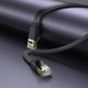 Сетевой кабель Cat 6 HOCO US07 1 Гб/с плоский 20 м черный - изображение 6