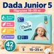 Детские одноразовые подгузники Dada Junior 5 (15-25 кг) 42 шт Extra Care - изображение 1