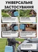 Обприскувач акумуляторний садовий пульверизатор 8 літрів ручний водяний пістолет Multifunctional Electric Sprayer розпилювач ранцевий для саду дачі дерев та рослин з 3 насадками голубий - зображення 3