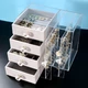 Органайзер для украшений Makeup Box XL-1831 многоуровневая шкатулка с ящиками и секциями - изображение 6