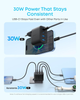 Зарядное устройство Anker Zolo 50W 4-Ports Black - изображение 3