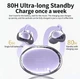 Наушники кафы Lenovo Q108 Ear Clip OWS Purple - изображение 3