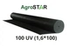 Агроволокно черное 100 UV 1,6x100 м нетканый полипропилен - изображение 1