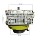 Дизельный двигатель Dozer D6-1 6 л.с. металл 296 куб.см 0,8 л/ч - изображение 6