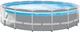 Каркасный бассейн Intex 26722 круглый 427х107 см, 12706 л, с картриджным фильтром, лестницей, тентом - изображение 2