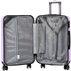 Дорожный пластиковый чемодан Wings TR058 Egret малый (S) ручная кладь на 4 колесах 55х38х21 см, синий - изображение 8