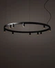 Люстра Nowodvorski 12288 Fourty Round GU10 R35+LED 11+6x10W+9W 3000K 710Lm IP20 черная - изображение 2