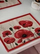 Салфетка гобеленовая Limaso CAYETANA 33x45 см Красная 75% полиэстер, 15% акрил, 10% хлопок - изображение 3