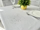 Скатерть водоотталкивающая ZAIRA GRIS 150x300 см 70% полиэстер 30% хлопок серый - изображение 6