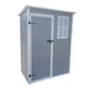 Садовый домик HomeStar 5x3 810x1405x1930 мм пластик/металл серый - изображение 1