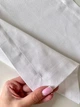 Салфетка квадратная 45x45 см 100% хлопок мерсеризованный белая - изображение 1