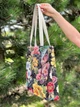 Гобеленовая сумка Limaso JAPAN003-SM35 34x35 см Черная 75% полиэстер, 22% хлопок, 3% акрил - изображение 8
