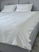 Постільний набір двоспальний SATIN WHITE 200x220 см 100% сатин білий - зображення 4