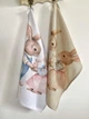 Набір кухонних рушників Bunny Love 45x65 см 100% бавовна Великодній принт 2 шт. - зображення 3
