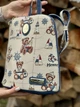 Сумка гобеленовая SG03 24x29x10 см 75% полиэстер синяя - изображение 5