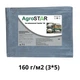 Тент универсальный AgroStar 160 3х5 м тарпаулин серый водонепроницаемый - изображение 1