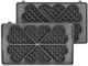 Набір пластин Tefal Snack Collection Heart Waffles XA8106F0 - зображення 2