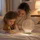 Кругла акрилова настільна маркерна дошка-планер для дому та офісу з LED-підсвіткою на USB що слугує нічником багаторазова в комплекті різнокольорові маркери - зображення 7