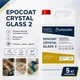 EPOCOAT CrystalGLASS 2 епоксидна смола прозора двокомпонентна для заливки столів і декору до 2 см, 5 кг - изображение 1