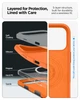 Чехол Spigen Silicone Fit MagFit для iPhone 17 Pro Max Cosmic Orange (ACS11378) - изображение 9