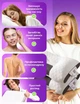 Ортопедическая подушка для сна с эффектом памяти, 48х74 см, для взрослых, антиаллергенная, белая шейного холлофайбер памятью - изображение 6