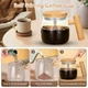 Кружка мішалка електрична Coffee Stirring Cup AND896 автоматична з міксером та кришкою 400 мл - зображення 9