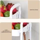 Пластиковая этажерка Kitchen Storage Rack на колесах 3 яруса для хранения в кухне ванной и офисе 41×25×72 см - изображение 6