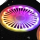 Охлаждающая подставка для ноутбука Modecom SILENT FAN MC-CF18 до 18" USB LCD RGB с регулируемыми ножками (BE6087305640) - изображение 4
