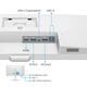 Монитор BenQ GW3290QT 31.5" IPS QHD 75Гц HDMI DP USB-C HAS Pivot колонки (FAF8F88D5878) - изображение 8
