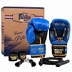 Боксерский набор 4в1 TWN перчатки боксерские бинты скакалка и эспандер FAIRTEX BO-6662 12 oz кожаные, бинты, эспандер, скакалка Синий - изображение 1