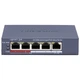 Коммутатор 5 портов неуправляемый Hikvision DS-3E0105P-E/M(C) POE - изображение 1