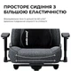 Крісло для геймерів Anda Seat Novis Plus Size XL Fabric Grey (AD23YC-XL-01-G-F-G04) - зображення 14
