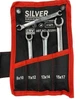Ключи для тормозных магистралей 4 шт. 8–17 мм Silver S10997 - изображение 1