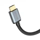 Кабель для HDTV Hoco US03 HDMI 2.0 Male - Male 4K 1 м Чорний (US03) - зображення 4