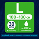 Підгузки-трусики ComfortDry L 110-130 см, 30 шт - изображение 2